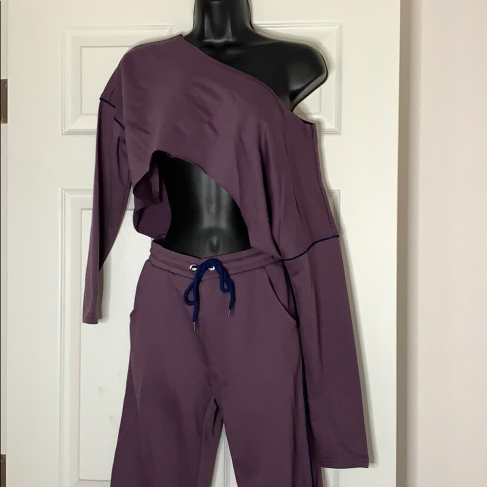Two piece  jogger pant set